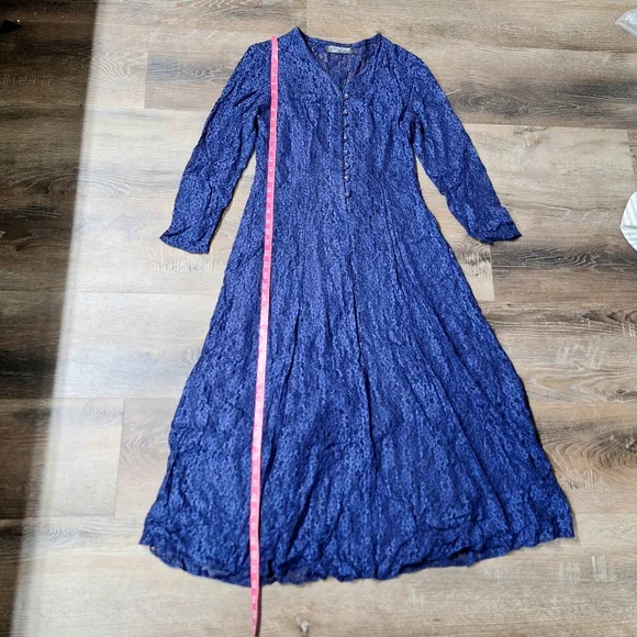 All That Jazz Vintage 1980s Lace Button Up Dress Size 9/10, Style#54244 - Picture 10 of 14